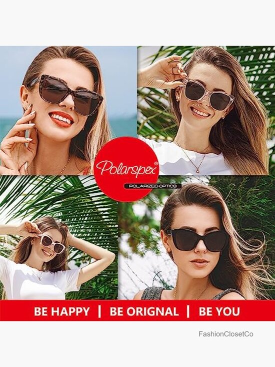 Polarized Cat Eye Sunglasses for Women – Oversized UV400 Fashion Sun Glasses main image 5